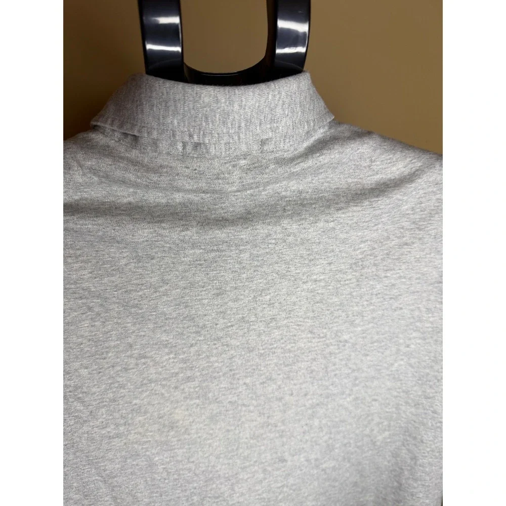 Polo Ralph Lauren Mens Heather Gray Short Sleeve Pony Logo Polo Shirt Large